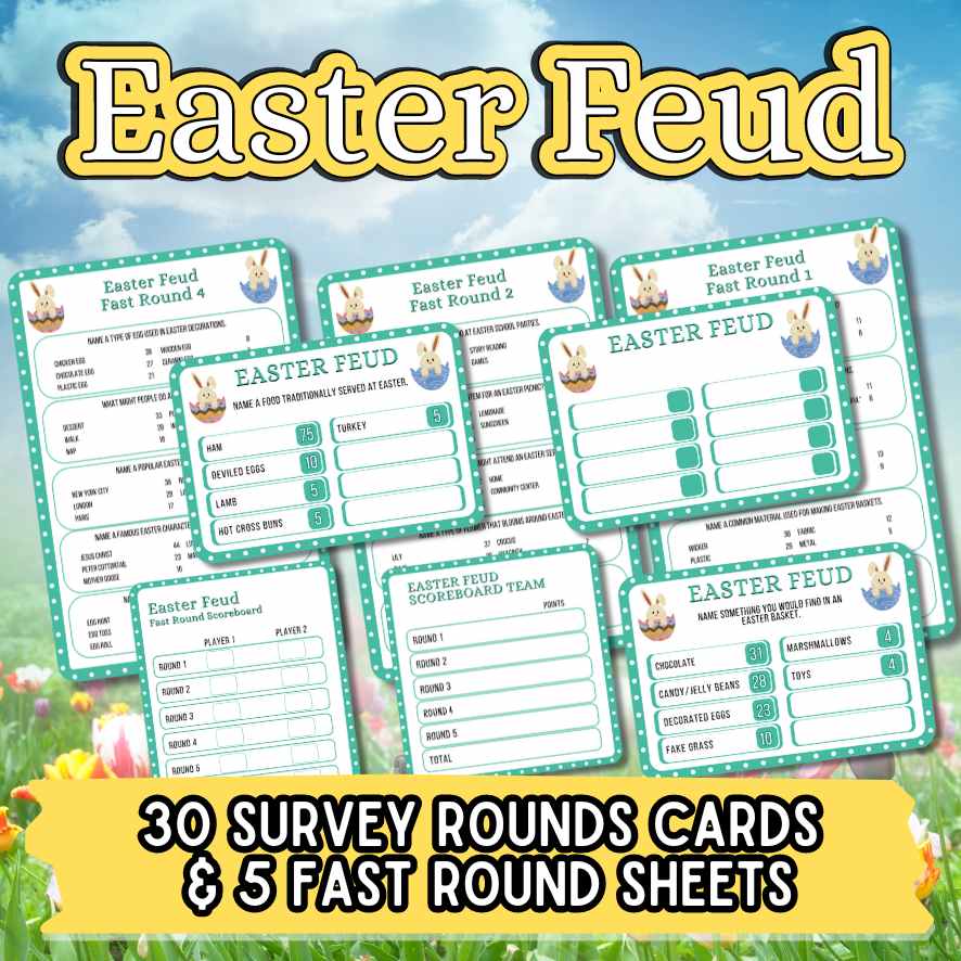 EASTER FEUD GAME PRINTABLE - Image 4