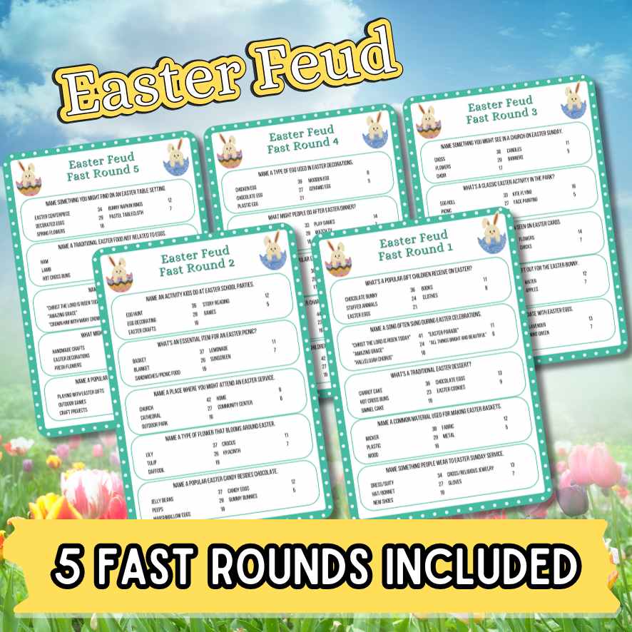 EASTER FEUD GAME PRINTABLE - Image 5