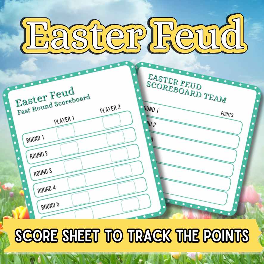 EASTER FEUD GAME PRINTABLE - Image 6