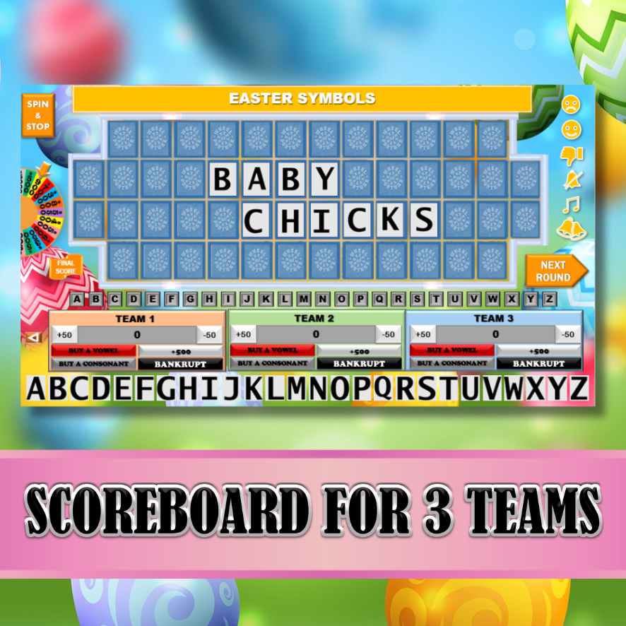 EASTER GAME SPIN THE WHEEL POWERPOINT - Image 7