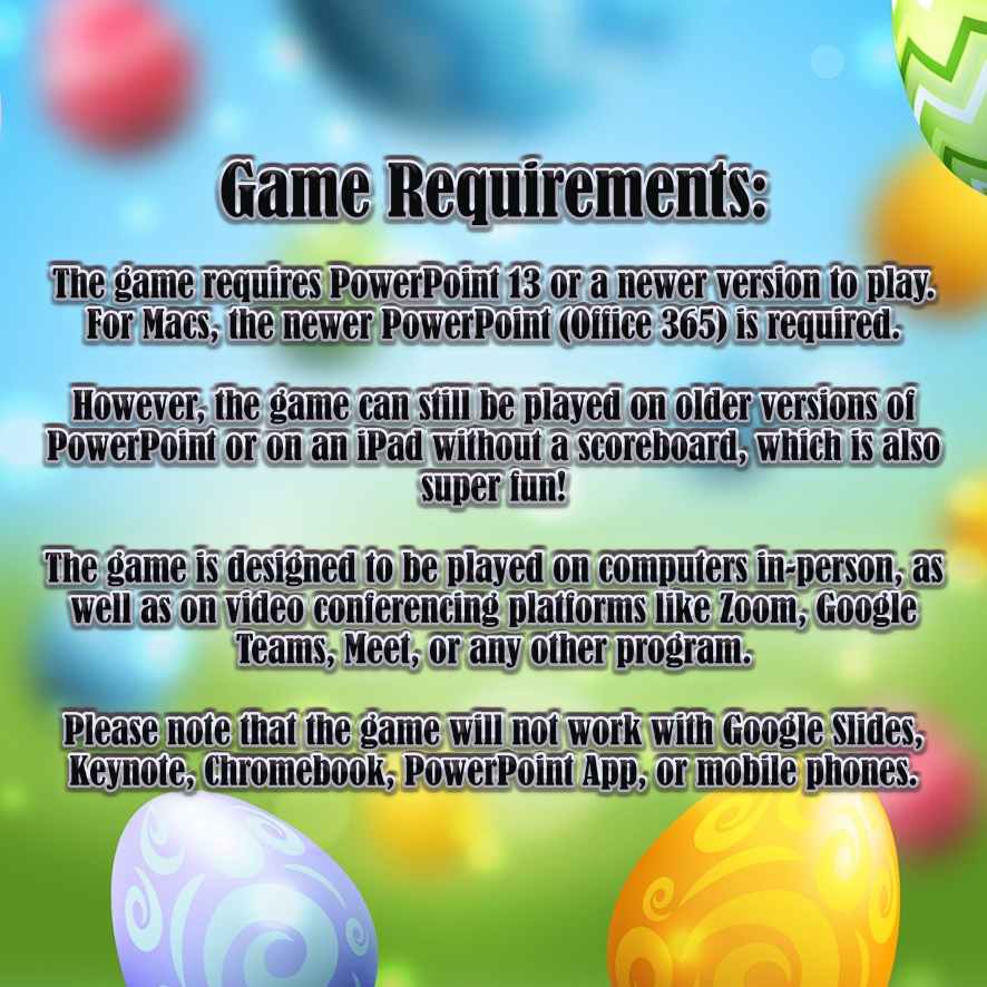 EASTER GAME SPIN THE WHEEL POWERPOINT - Image 8