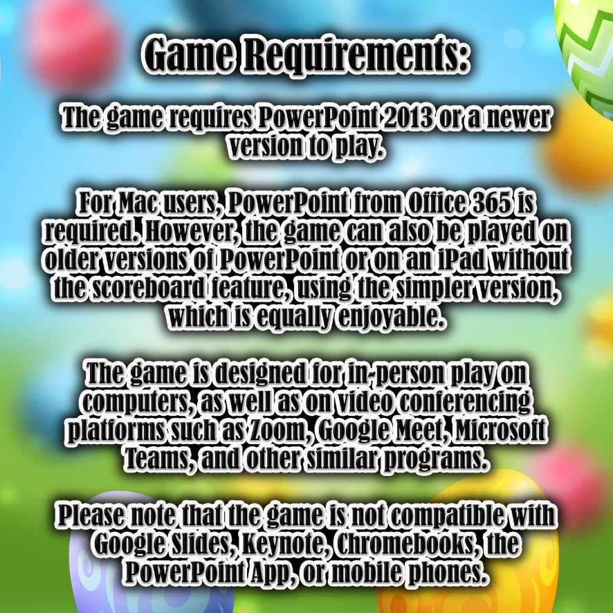 EASTER GAMES BUNDLE POWERPOINT - Image 8