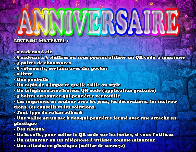 ESCAPE GAME À DOMICILE POUR ANNIVERSAIRES ENFANTS - Image 4