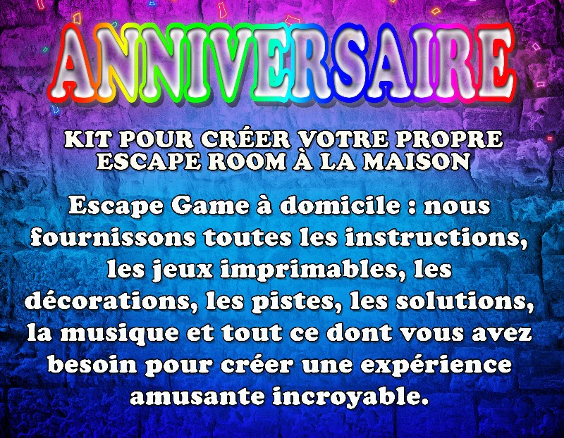 ESCAPE GAME À DOMICILE POUR ANNIVERSAIRES ENFANTS - Image 5