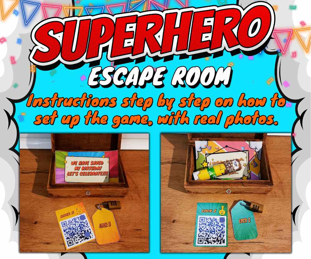 ESCAPE ROOM BIRTHDAY SUPERHERO - A REAL EXPERIENCE - Image 4