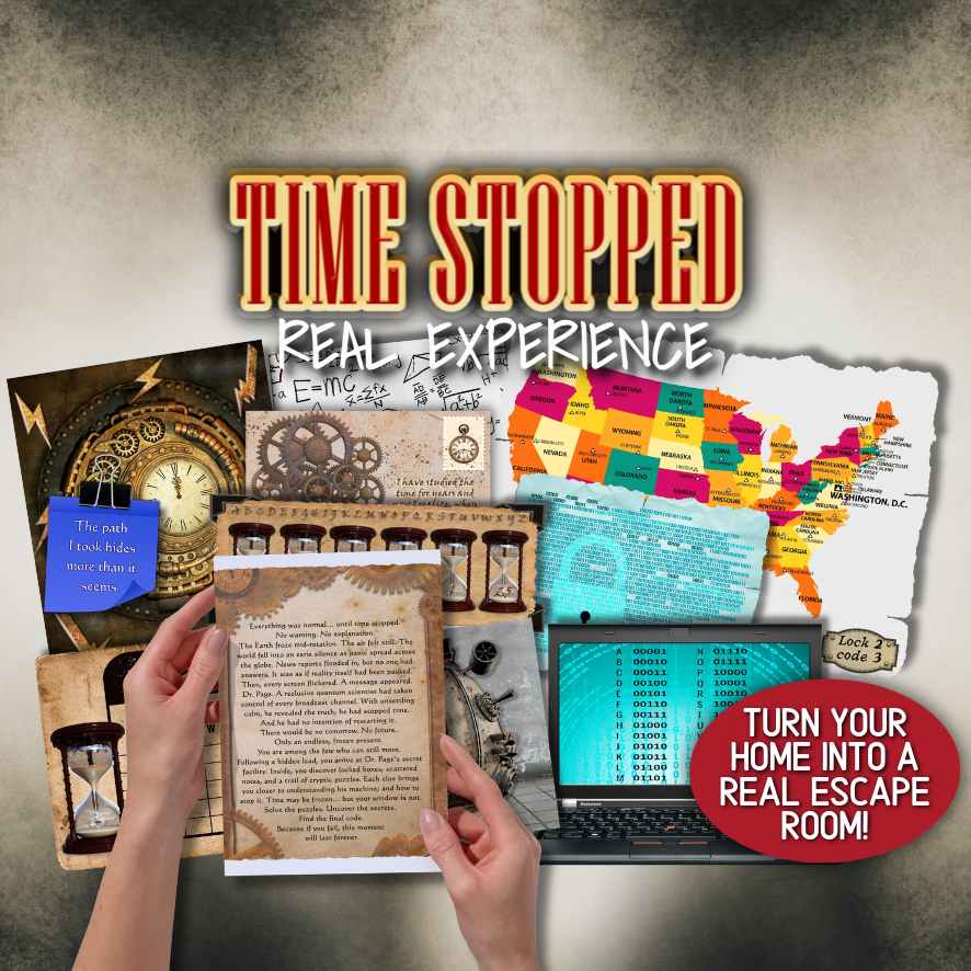 ESCAPE ROOM TIME STOPPED - A REAL EXPERIENCE AT HOME - Image 4