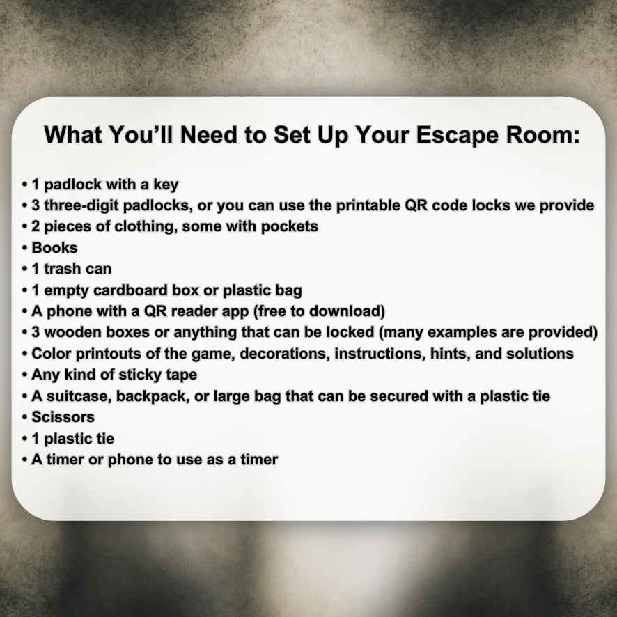 ESCAPE ROOM TIME STOPPED - A REAL EXPERIENCE AT HOME - Image 8