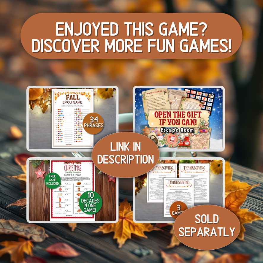 FALL BINGO CARDS - Image 9
