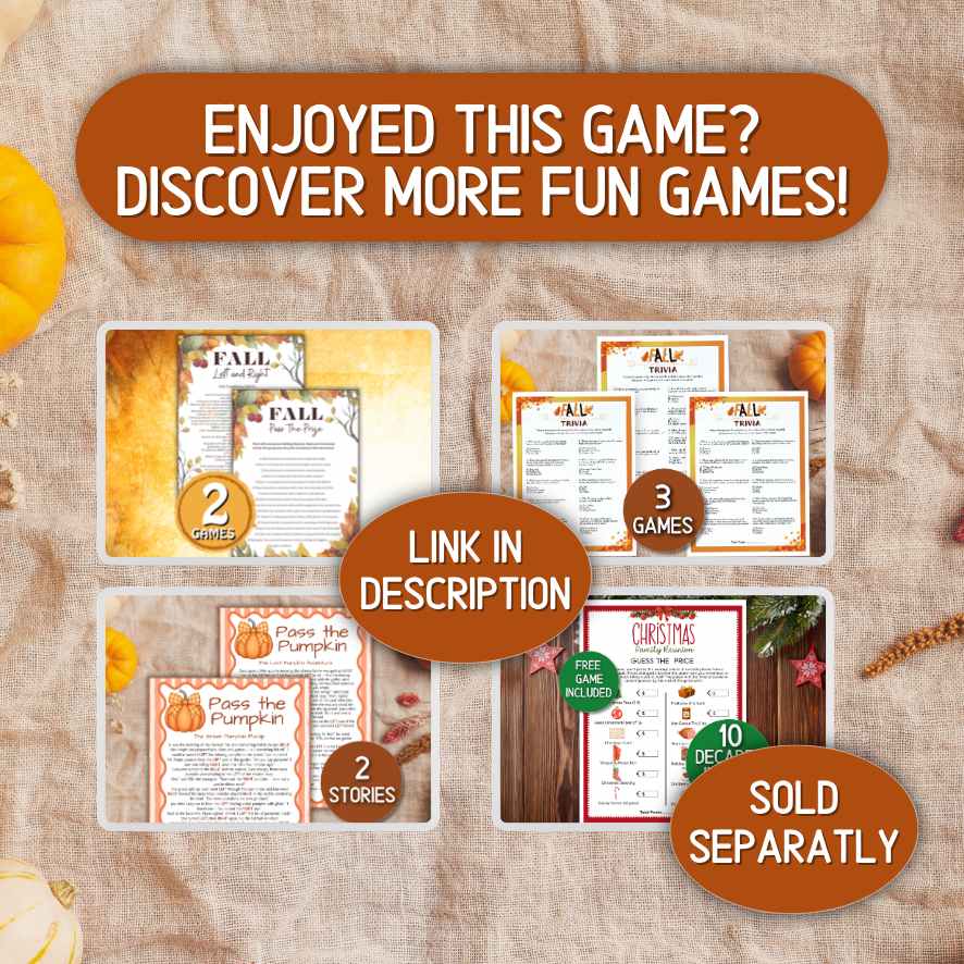 FALL BINGO CARDS PRINTABLE - Image 9