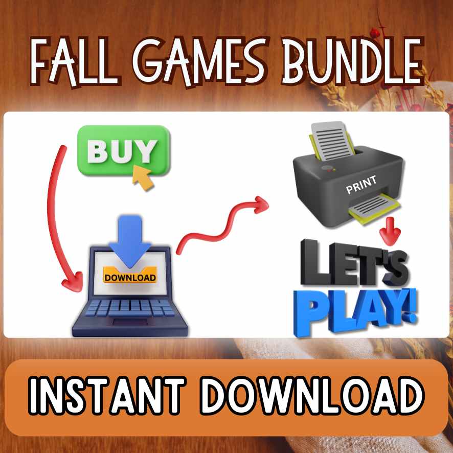 FALL GAMES PRINTABLE BUNDLE - Image 7