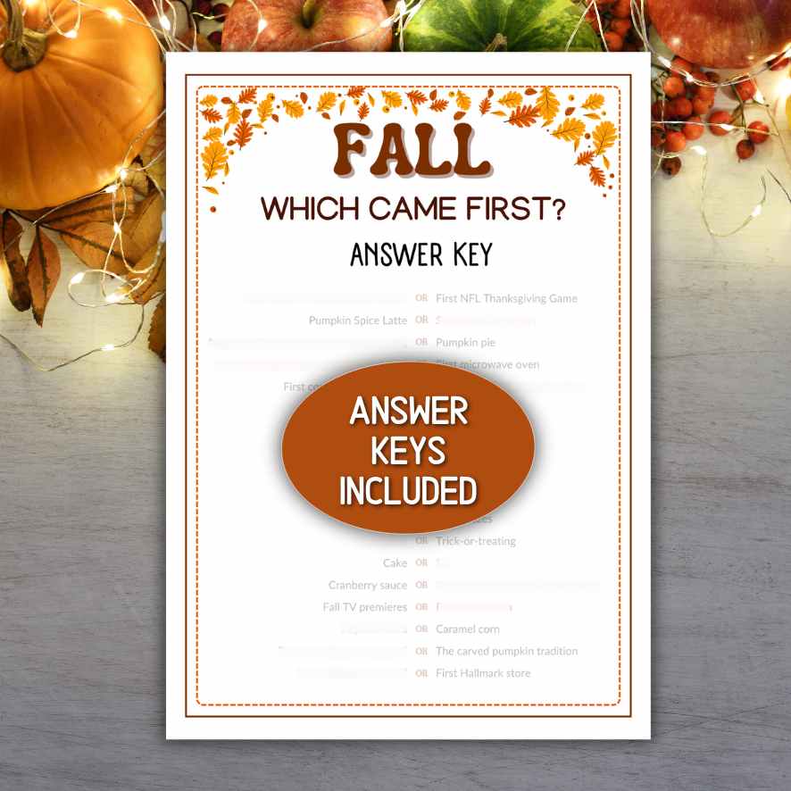 FALL WHICH CAME FIRST PRINTABLE - Image 5