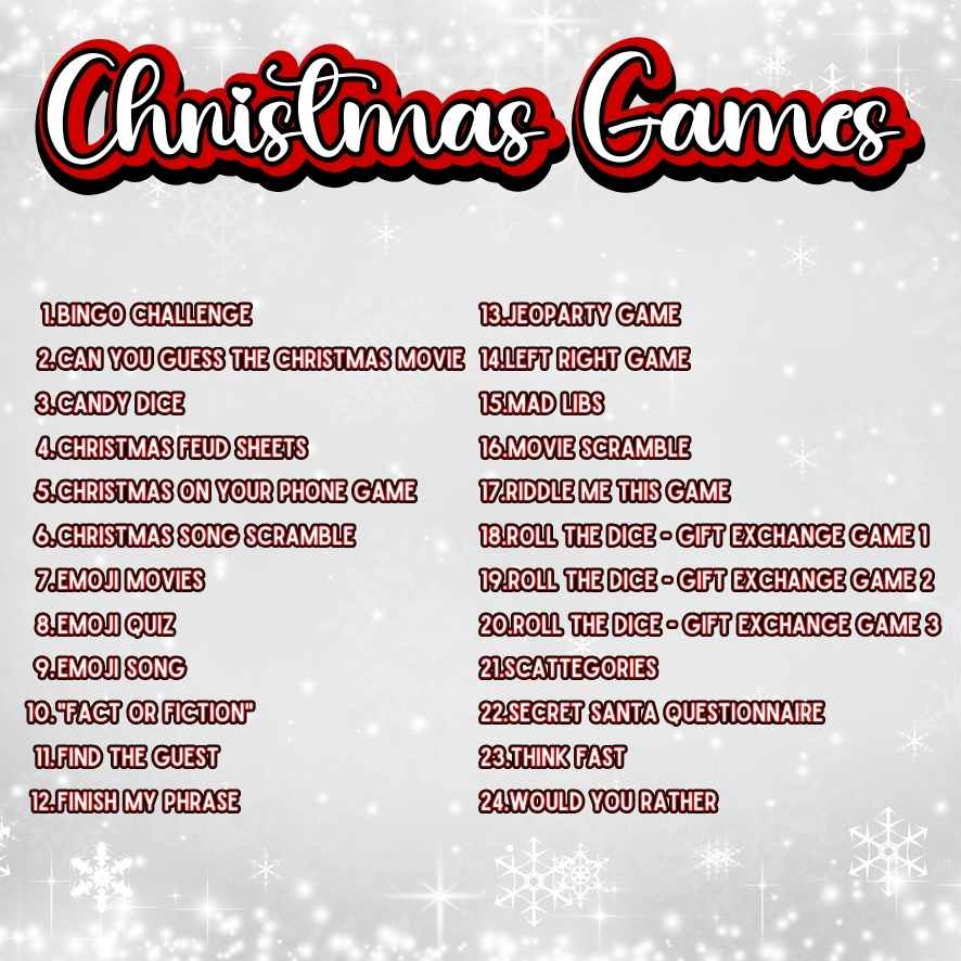 24 FAMILY CHRISTMAS GAMES BUNDLE - Image 4