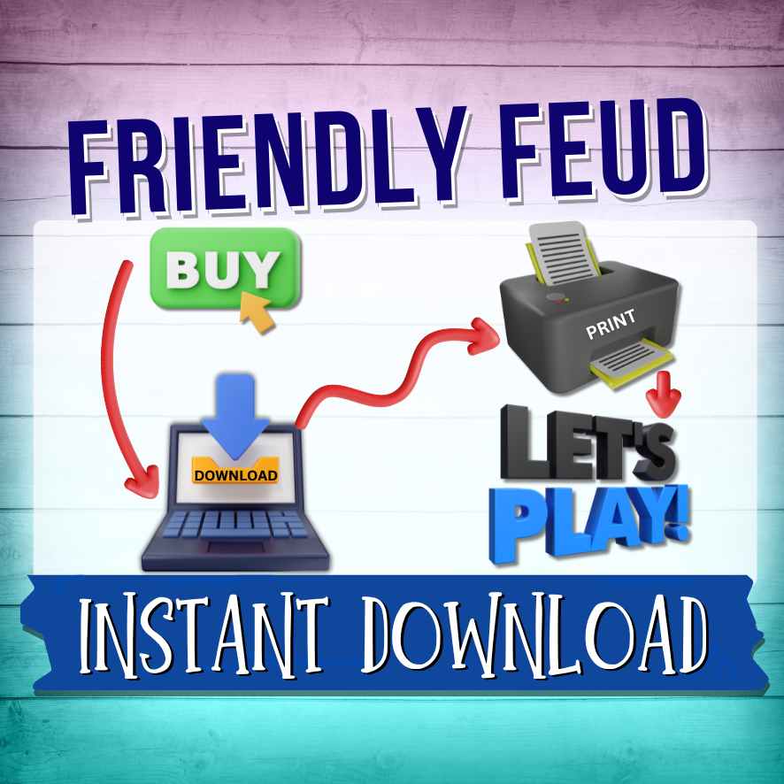 FAMILY FRIENDLY FEUD PRINTABLE GAME - Image 6