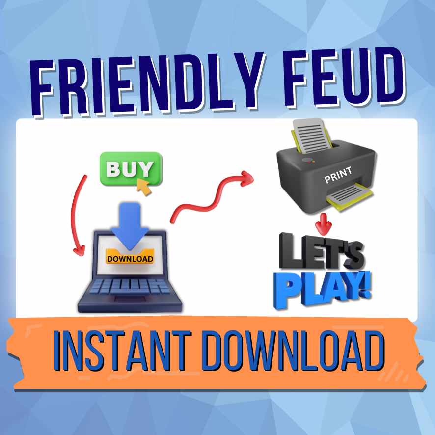 FAMILY FRIENDLY FEUD PRINTABLE GAME - Image 6