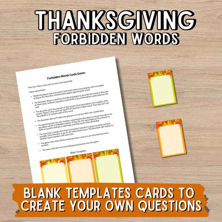 FORBIDDEN WORDS GAME - Image 4