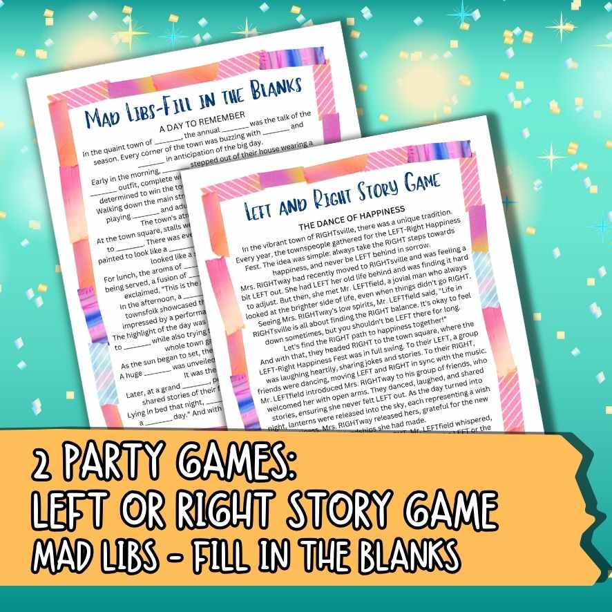 FREE GAMES LEFT RIGHT STORY GAME AND MAD LIBS - Image 3