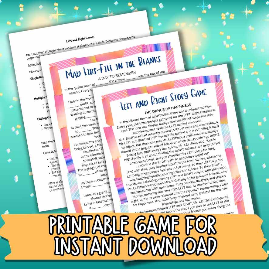 FREE GAMES LEFT RIGHT STORY GAME AND MAD LIBS - Image 4