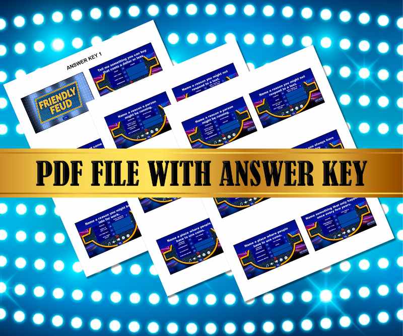 FRIENDLY FEUD - POWERPOINT GAME FOR DOWNLOAD - Image 5