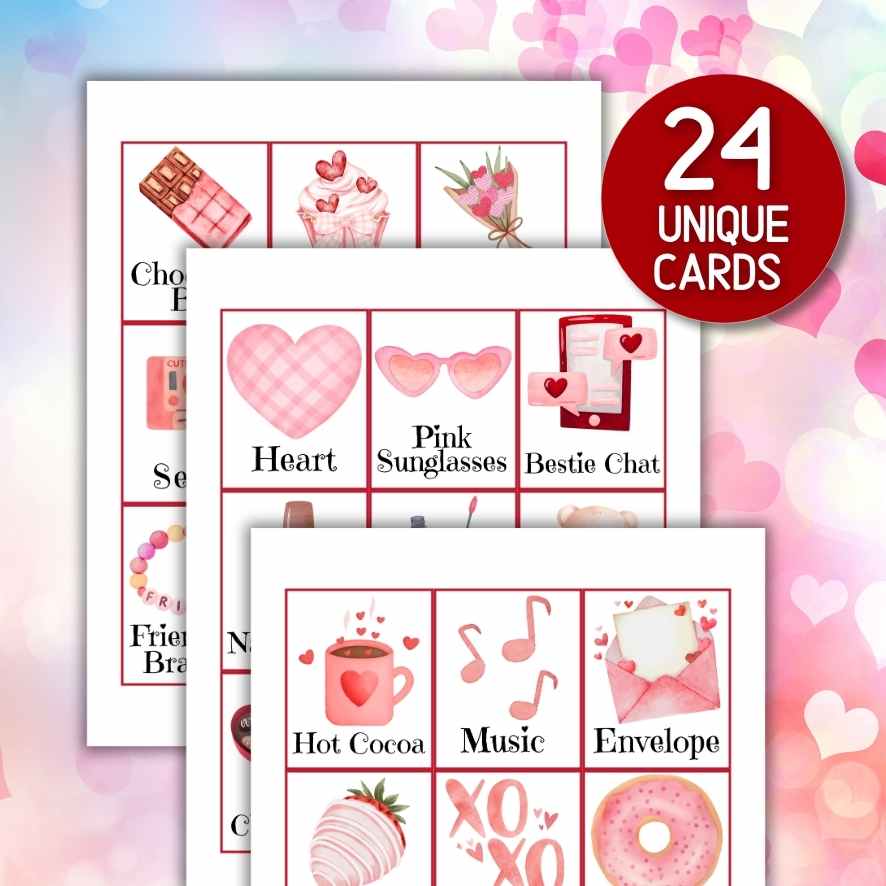GALENTINES BINGO GAME PRINTABLE - Image 4