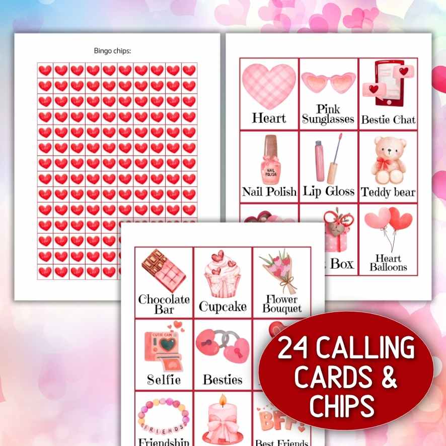 GALENTINES BINGO GAME PRINTABLE - Image 7