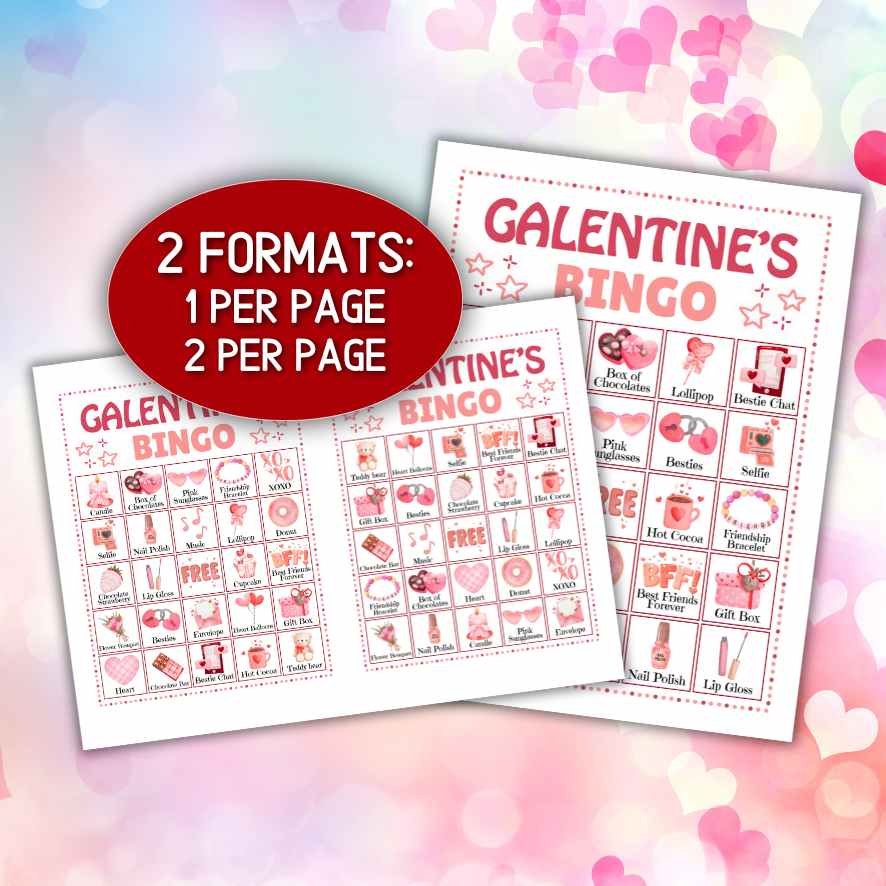 GALENTINES BINGO GAME PRINTABLE - Image 8