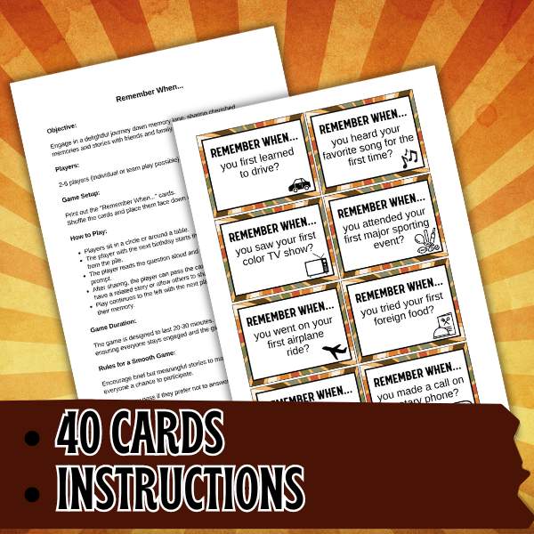 Games for Memory for Seniors Remember When - Image 3