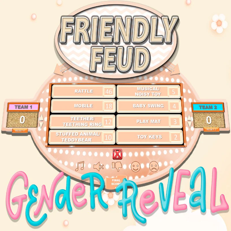 GENDER REVEAL FAMILY FRIENDLY FEUD GAME - Image 4
