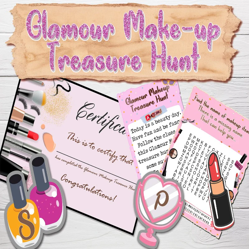 GLAMOUR MAKE-UP TREASURE HUNT FOR KIDS - Image 3