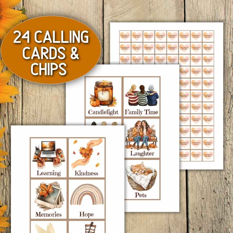 GRATITUDE BINGO CARDS - Image 5
