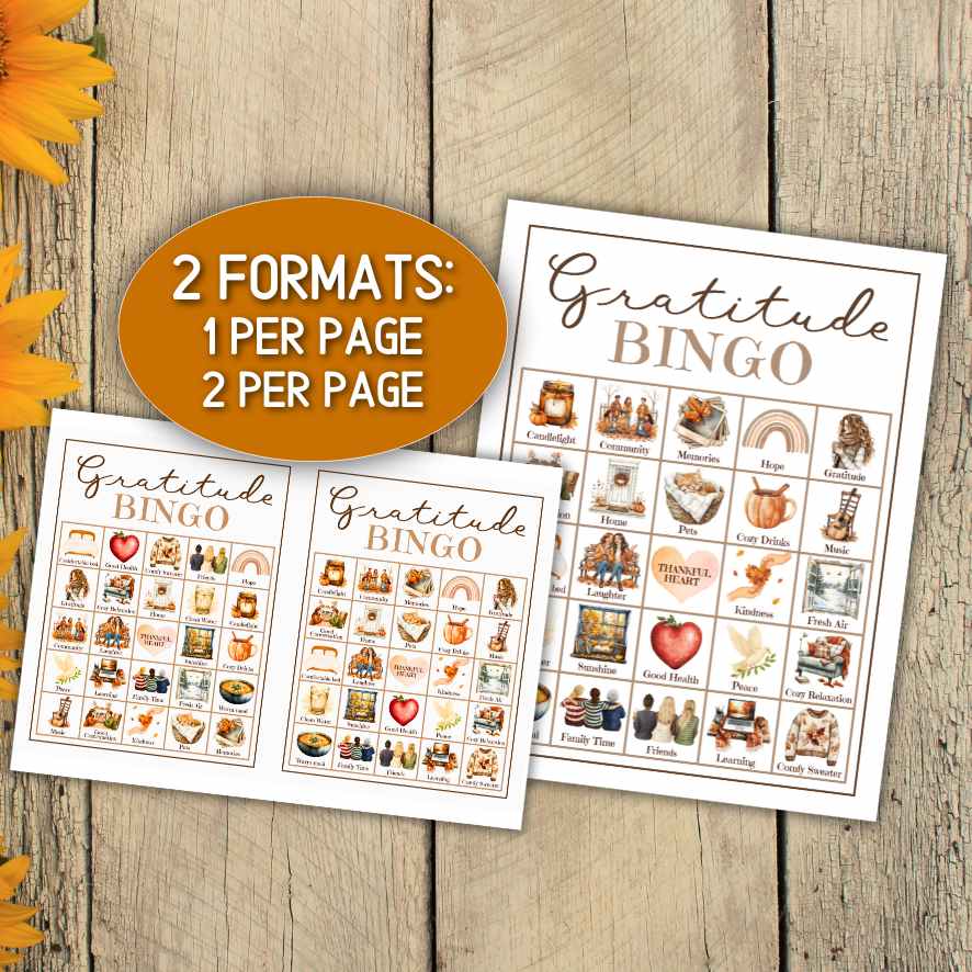 GRATITUDE BINGO CARDS - Image 6