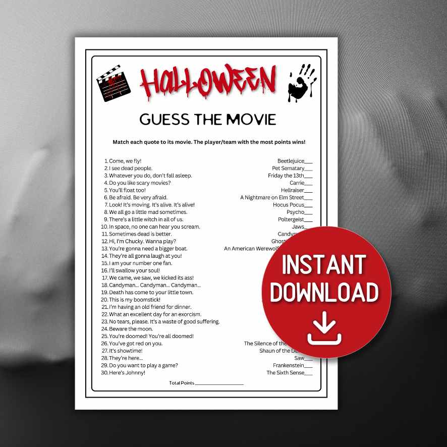 GUESS THE HALLOWEEN MOVIE TRIVIA - Image 2