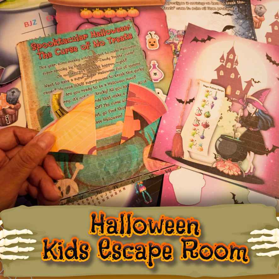 HALLOWEEN ESCAPE ROOM FOR KIDS - PRINT AND PLAY - Image 3