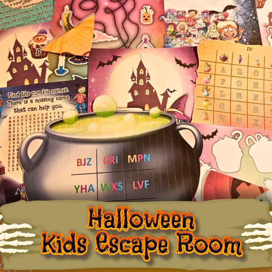 HALLOWEEN ESCAPE ROOM FOR KIDS - PRINT AND PLAY - Image 5