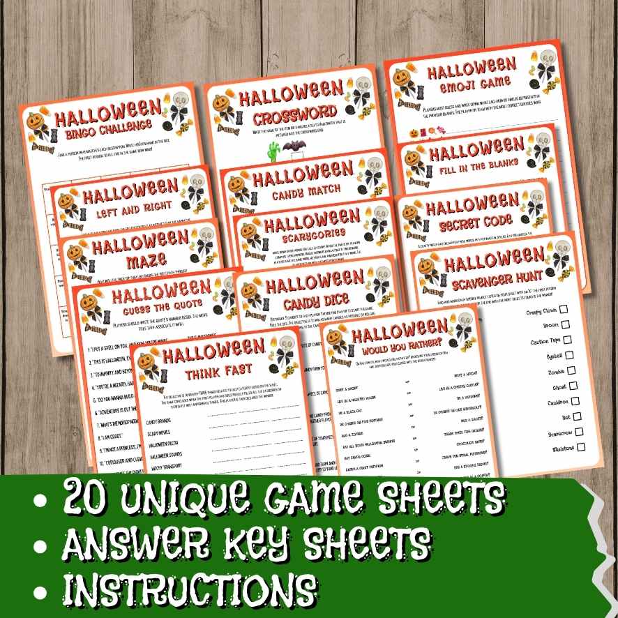 HALLOWEEN GAMES FOR KIDS BUNDLE - Image 3