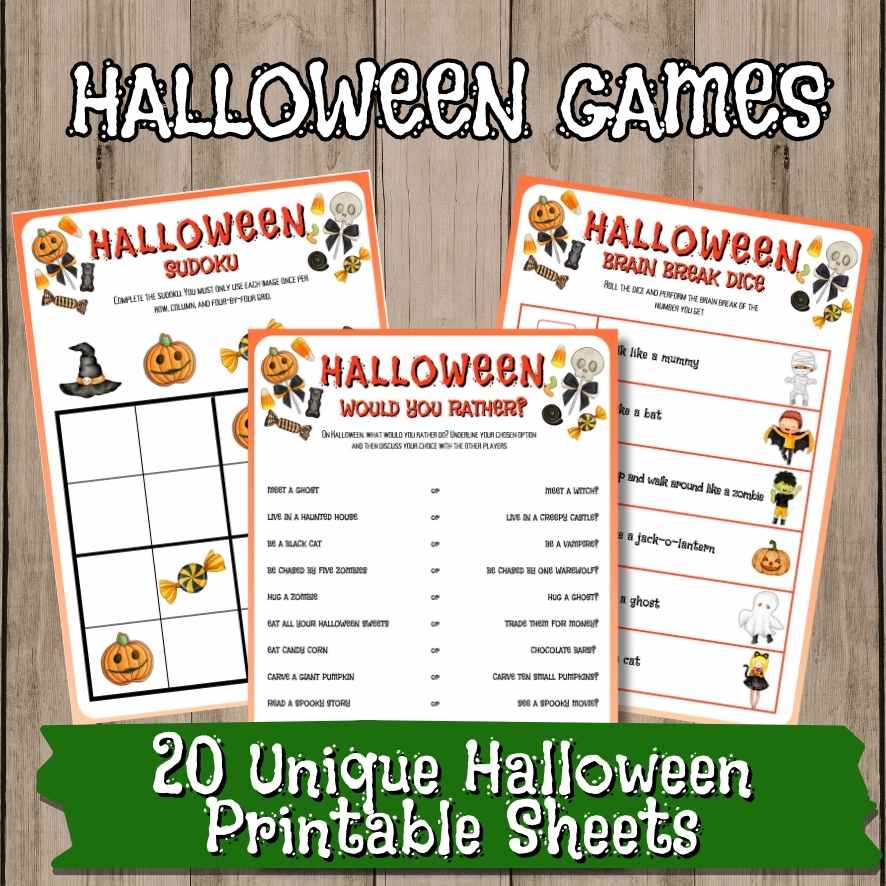 HALLOWEEN GAMES FOR KIDS BUNDLE - Image 5