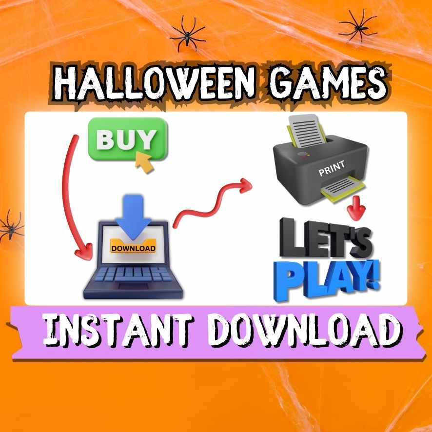 HALLOWEEN GAMES FOR KIDS SPIDER SHEETS - Image 7