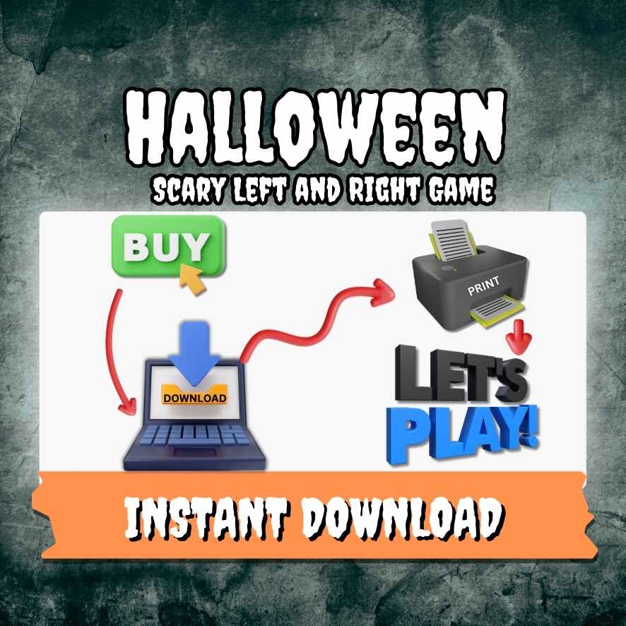 HALLOWEEN LEFT RIGHT PRINTABLE GAME - Image 6