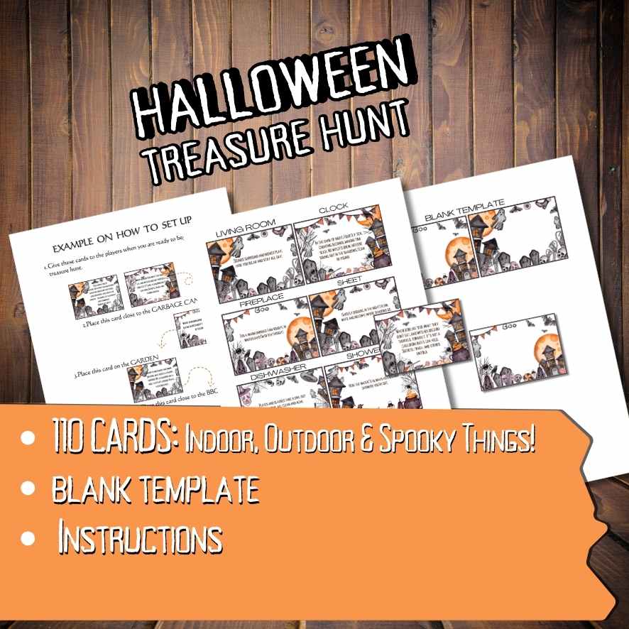 HALLOWEEN SCAVENGER HUNT PRINTABLE - Image 3