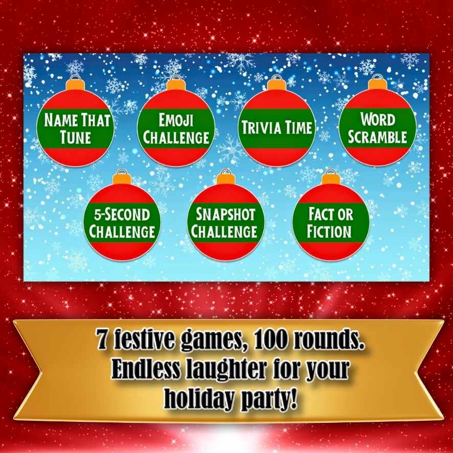 HOLIDAY PARTY VIRTUAL POWERPOINT GAME - Image 3