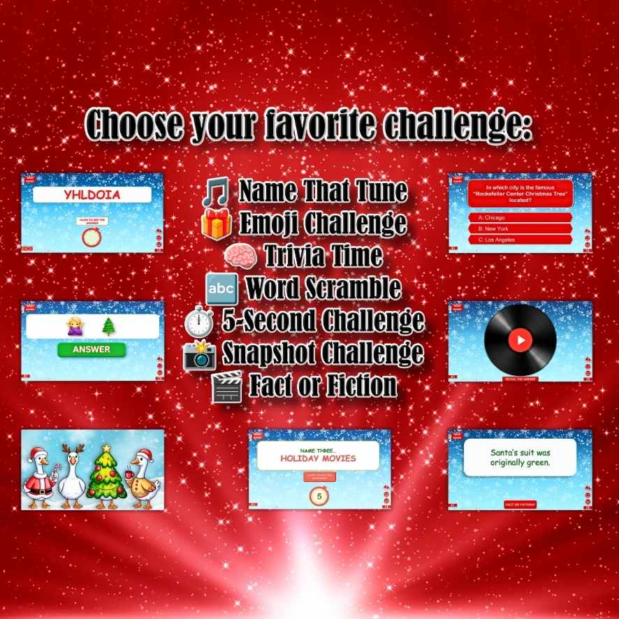 HOLIDAY PARTY VIRTUAL POWERPOINT GAME - Image 5