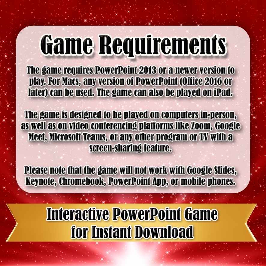 HOLIDAY PARTY VIRTUAL POWERPOINT GAME - Image 7
