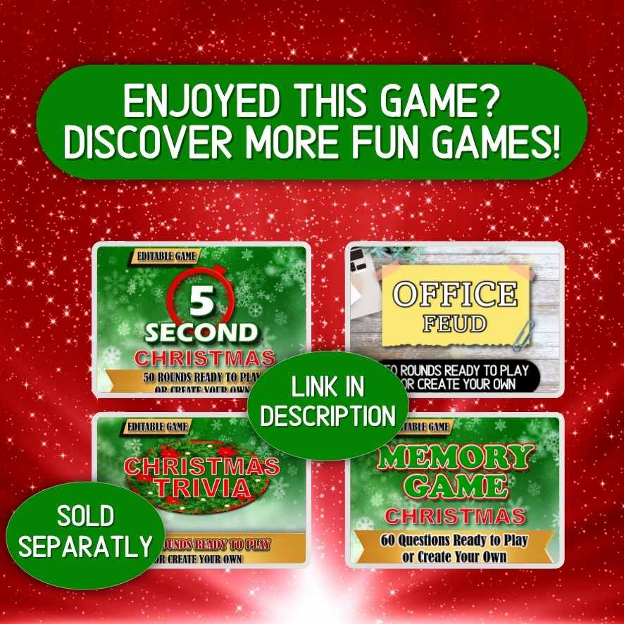 HOLIDAY PARTY VIRTUAL POWERPOINT GAME - Image 8