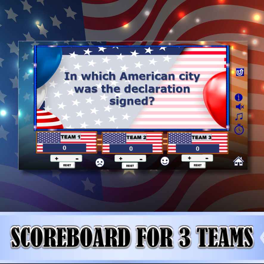 JEOPARTY 4th JULY - POWERPOINT GAME - Image 3