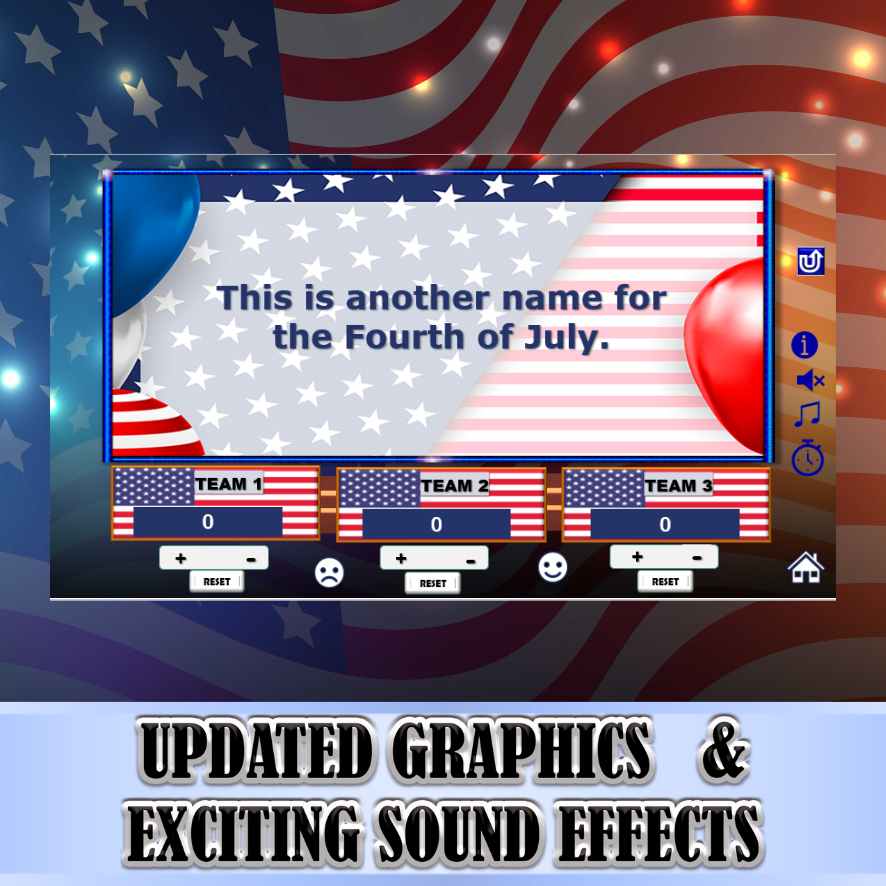 JEOPARTY 4th JULY - POWERPOINT GAME - Image 6