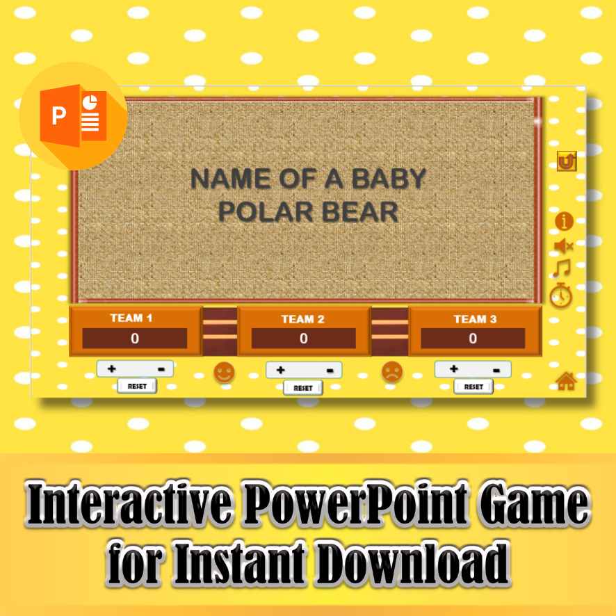 JEOPARTY BABY SHOWER GENDER NEUTRAL - POWERPOINT GAME - Image 7