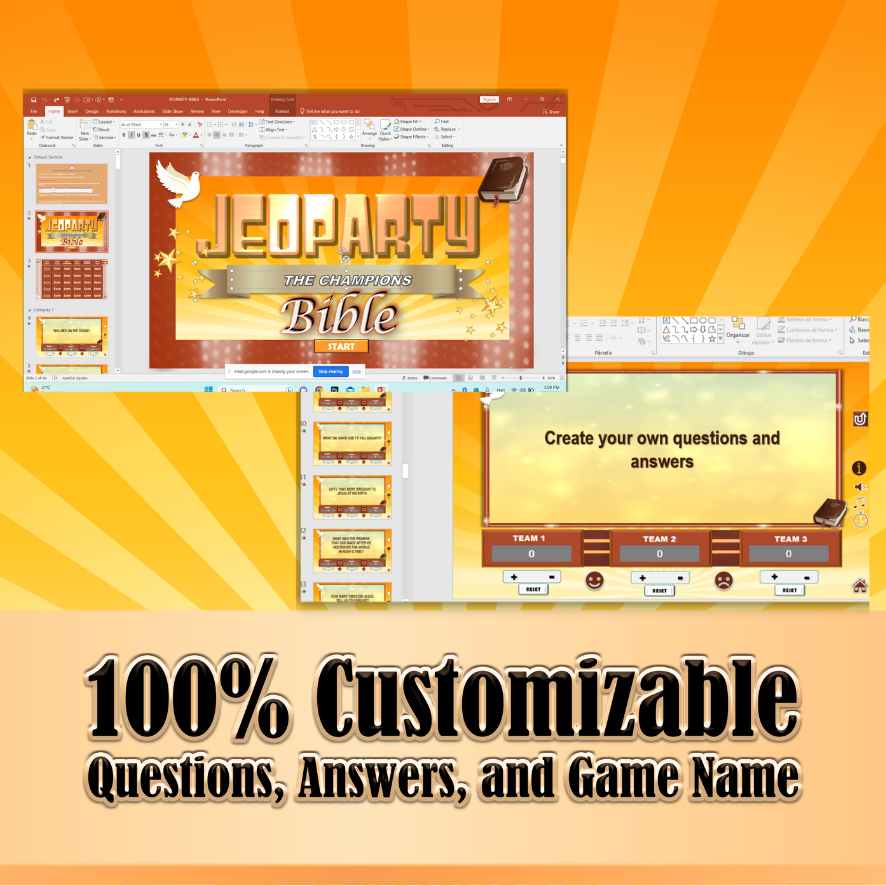 JEOPARTY BIBLE - POWERPOINT GAME - Image 5