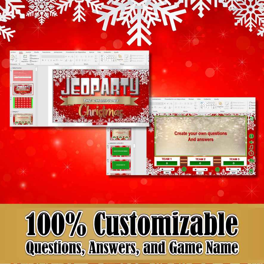 JEOPARTY CHRISTMAS - POWERPOINT GAME - Image 5