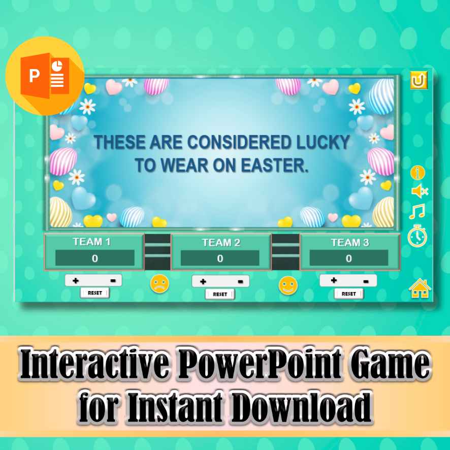 JEOPARTY EASTER - POWERPOINT GAME - Image 3