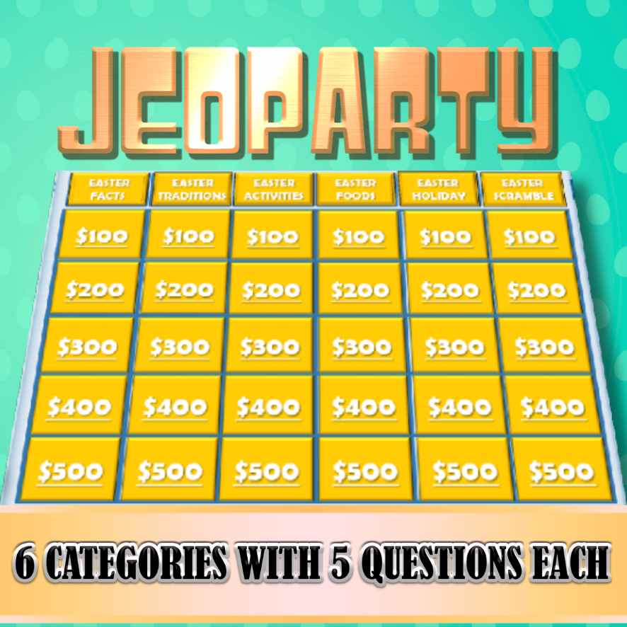 JEOPARTY EASTER - POWERPOINT GAME - Image 5