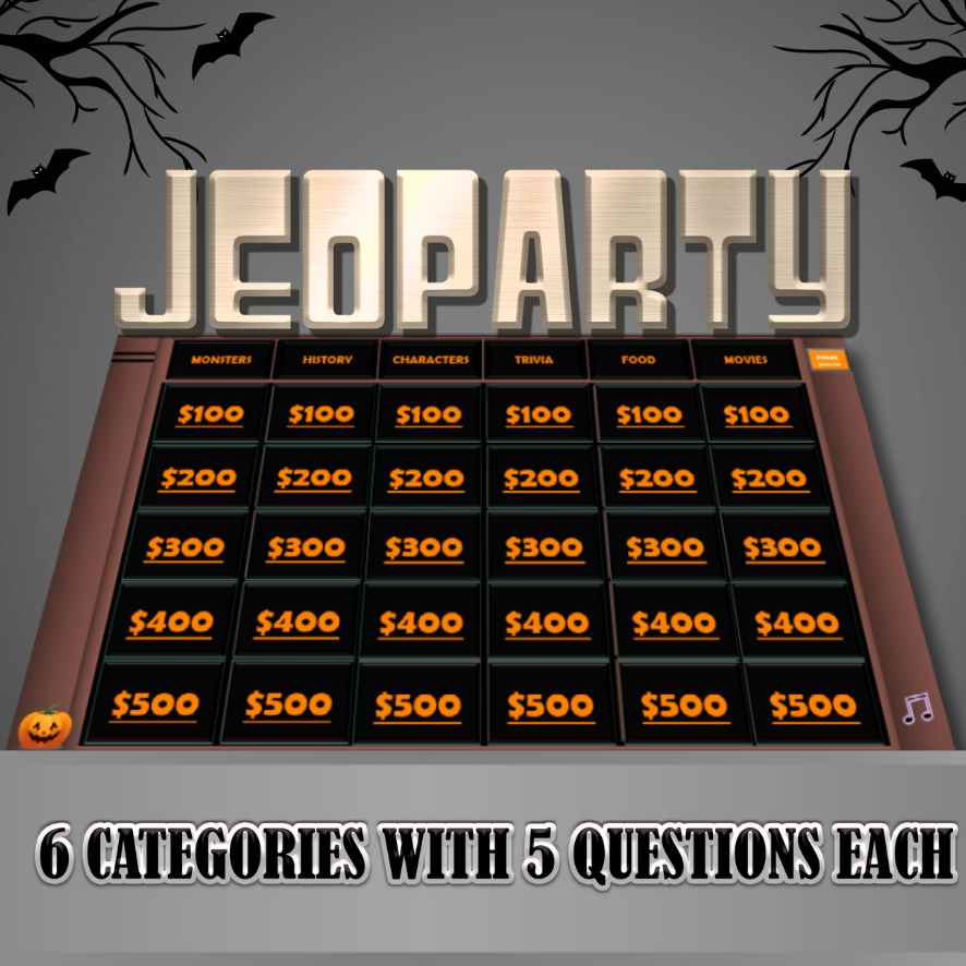 JEOPARTY HALLOWEEN - POWERPOINT GAME - Image 4